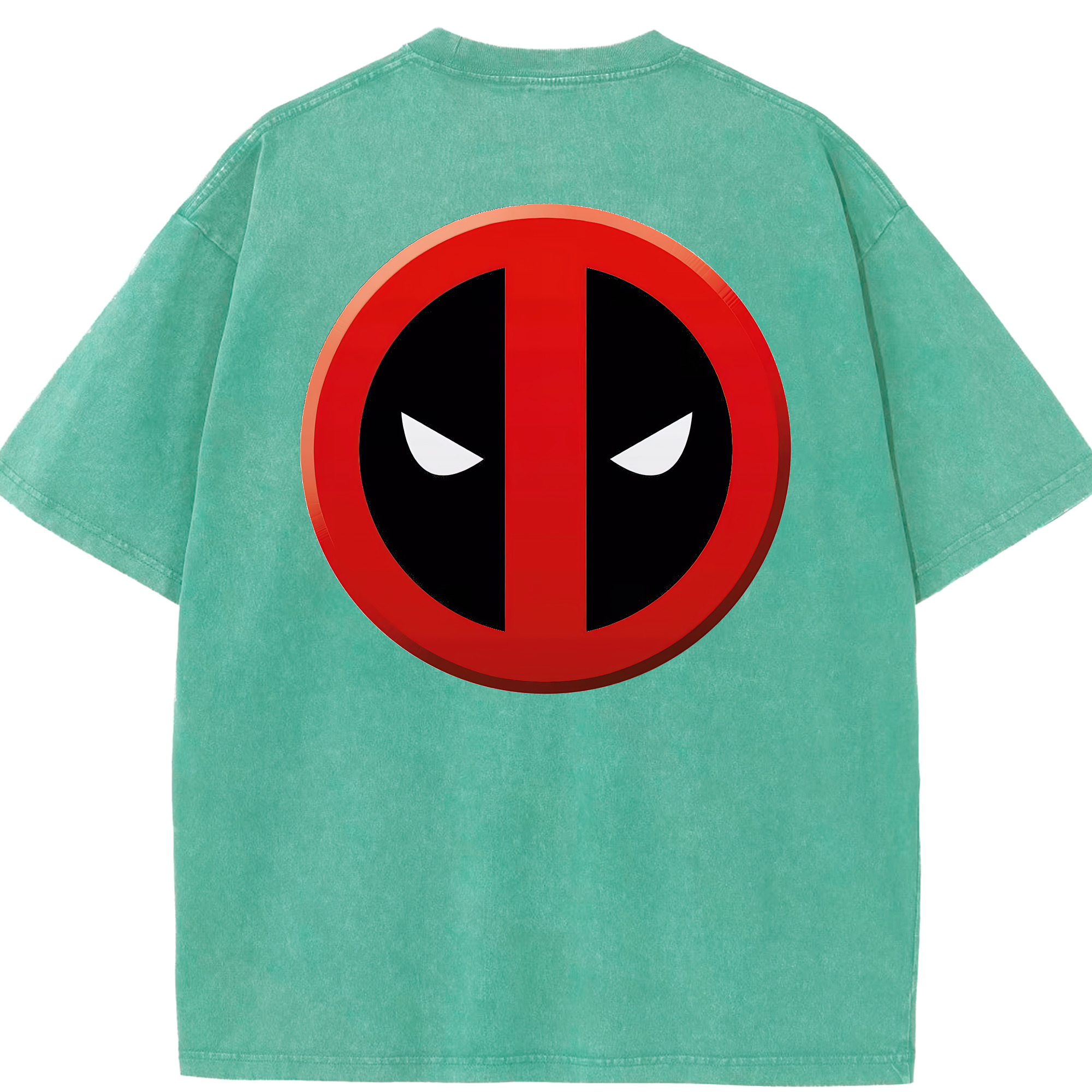 （画像用） Deadpool デッドプール 綿100% ヴィンテージ風 半袖Tシャツ（背面プリント）